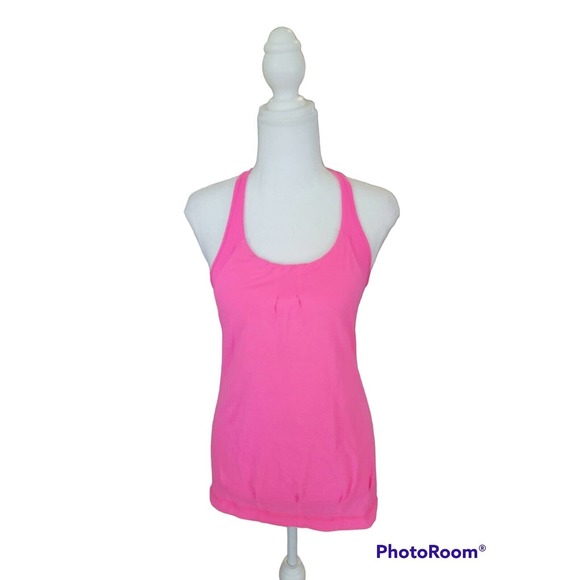 Lululemon Athletic Women Pink Active Tank sz 4 - Picture 1 of 6